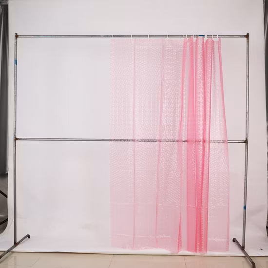 Tende da doccia impermeabili con stampa bianca trasparente EVA Tenda da bagno in plastica per bagno PEVA